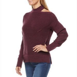 Worthington Women's High Neck Long Sleeve Pullover Sweater ( M )